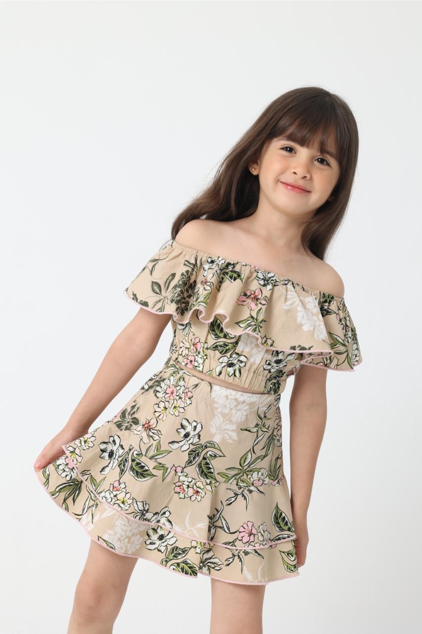 Café Frill Skirt Set