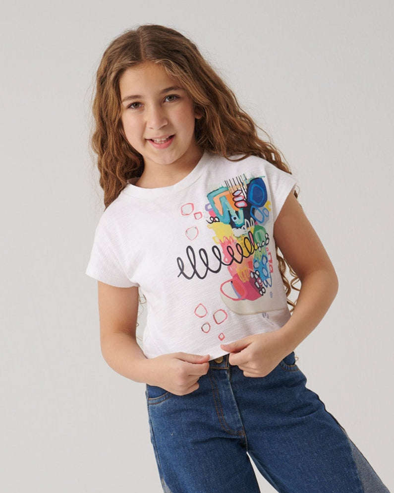 Basic Print Blouse