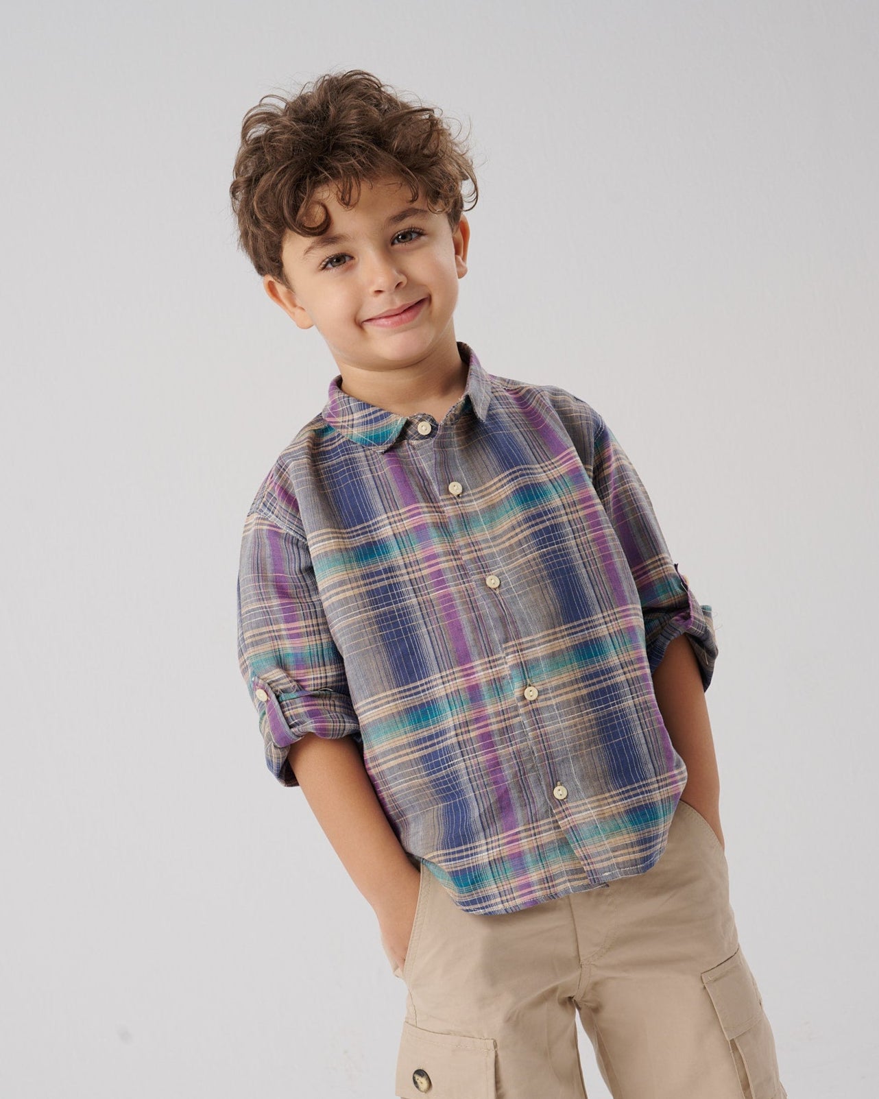 Linen Checkered Shirt