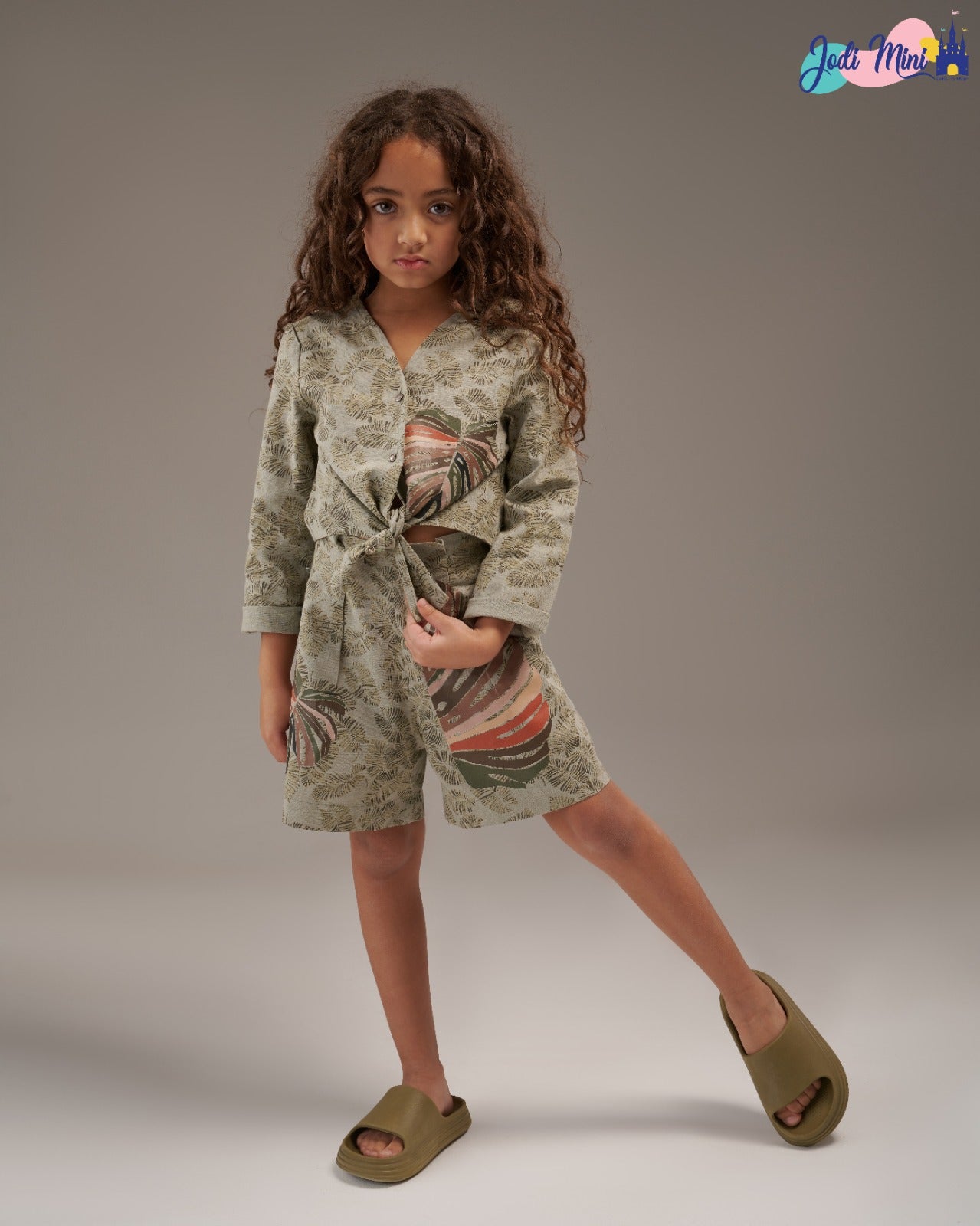 Pleated Shorts Set