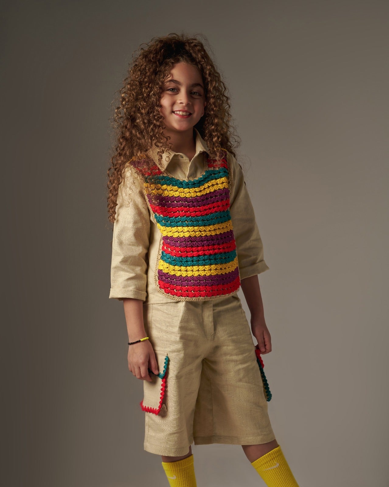 Knit Shorts Set