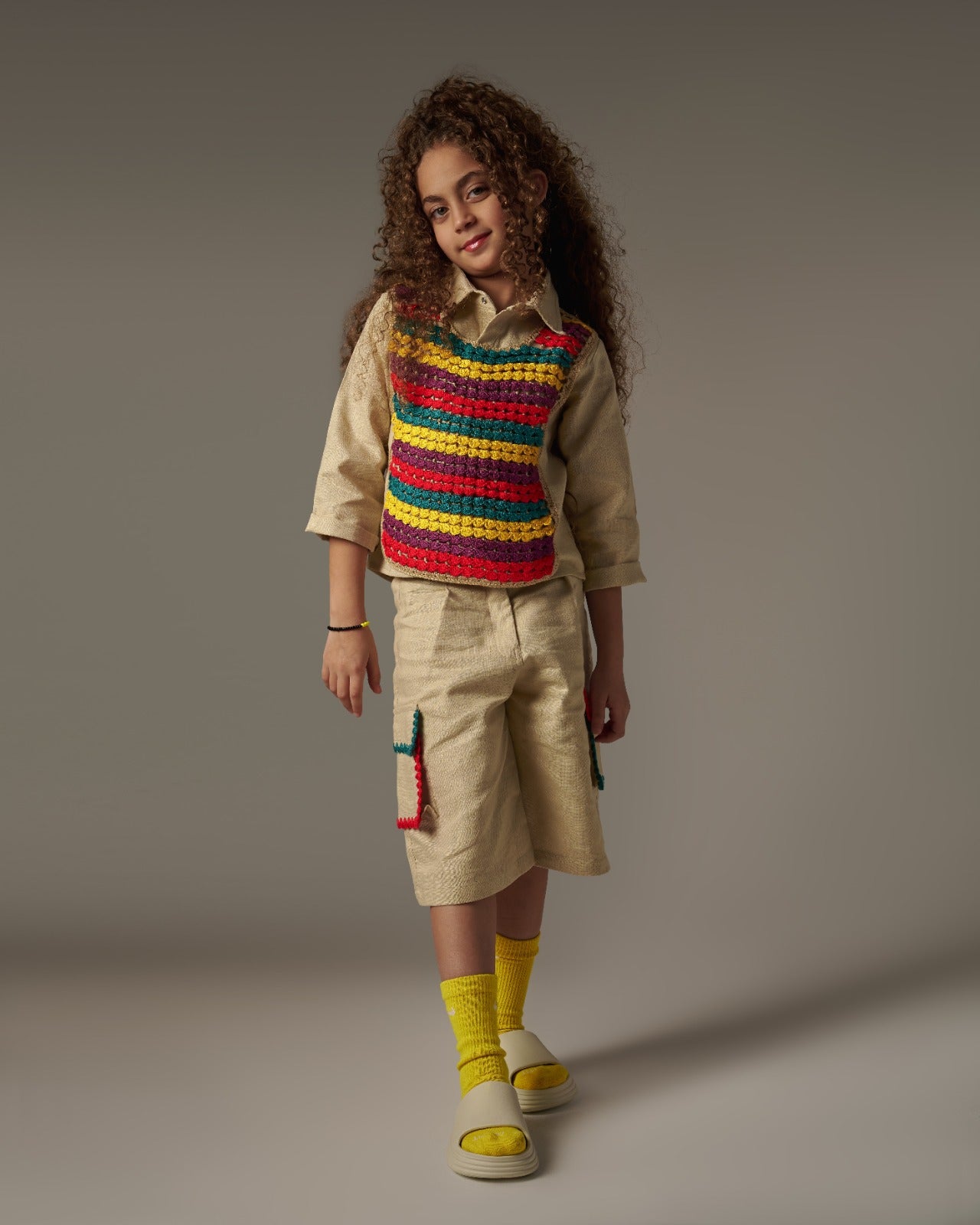 Knit Shorts Set