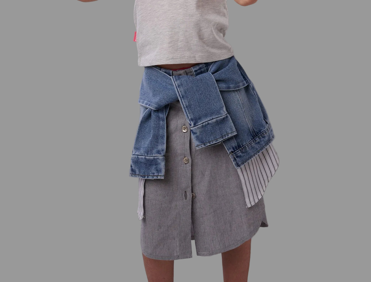 Layered Shirt Skirt