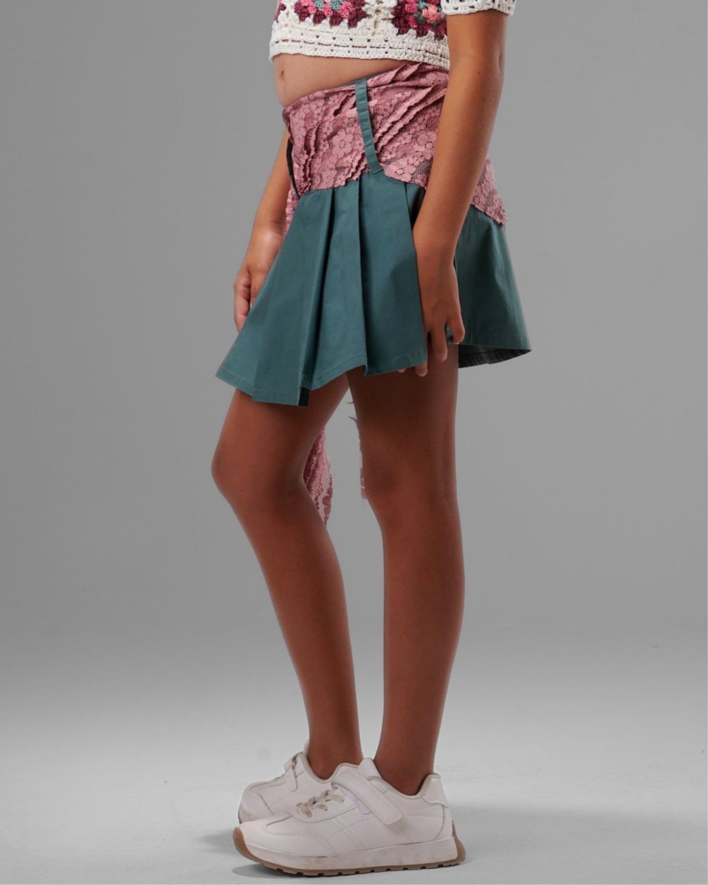Pleated Mini Skirt