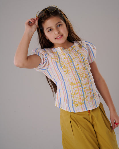 Strip Blouse