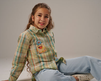 Linen Checkered Shirt