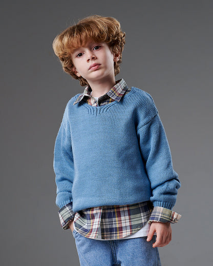 كنزة صوفية أساسية