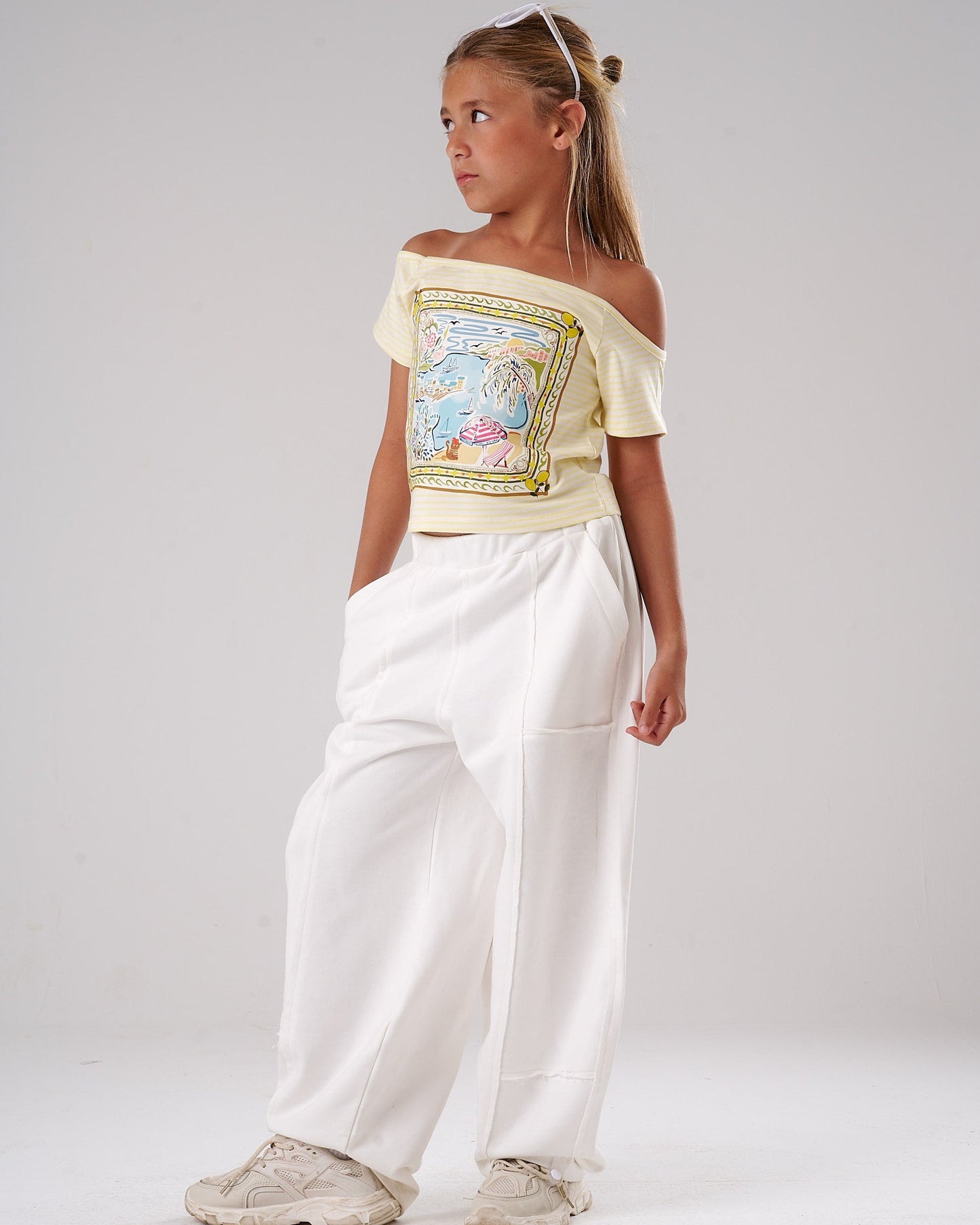 Wild Off Shoulder T-Shirt