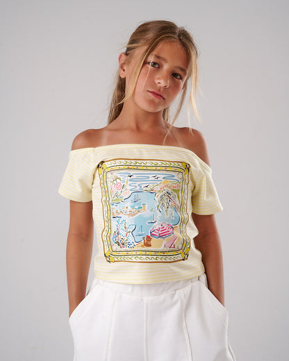 Wild Off Shoulder T-Shirt