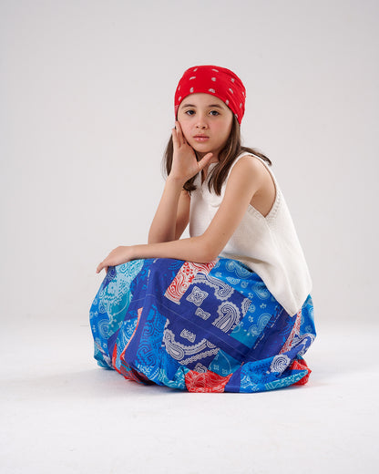 Patchwork Balloon skirt