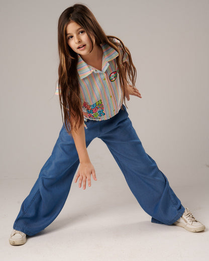 Jeans Wide-Leg Pants