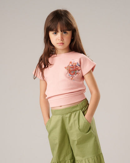 Basic Print Blouse
