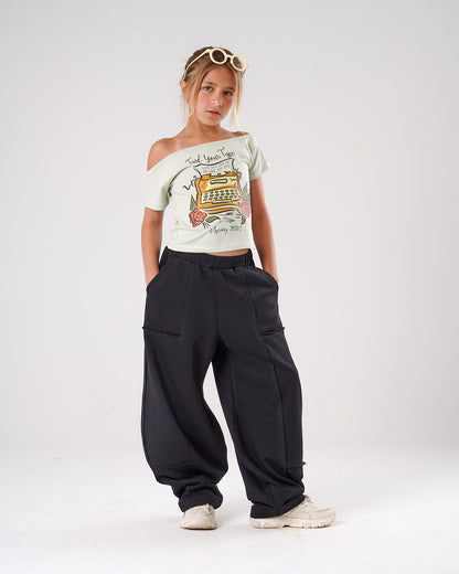 Wild Off Shoulder T-Shirt