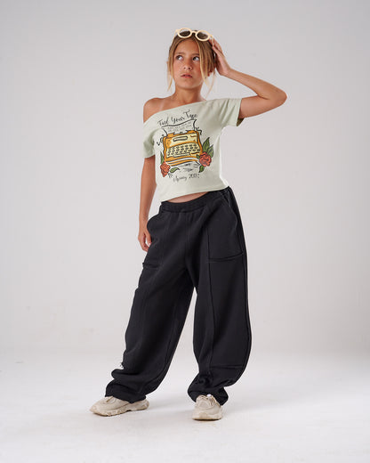 Wild Off Shoulder T-Shirt