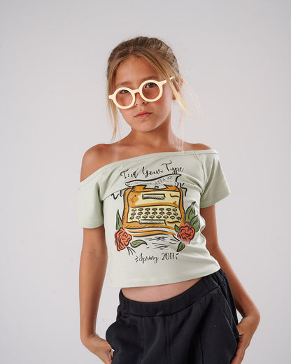 Wild Off Shoulder T-Shirt