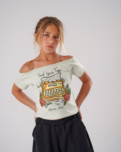 Wild Off Shoulder T-Shirt