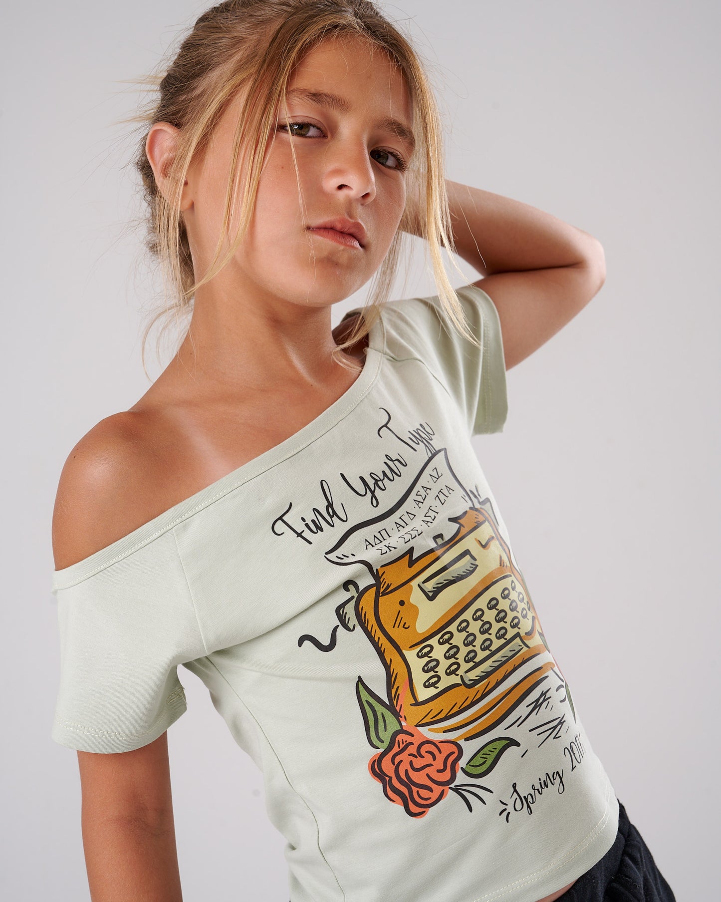 Wild Off Shoulder T-Shirt