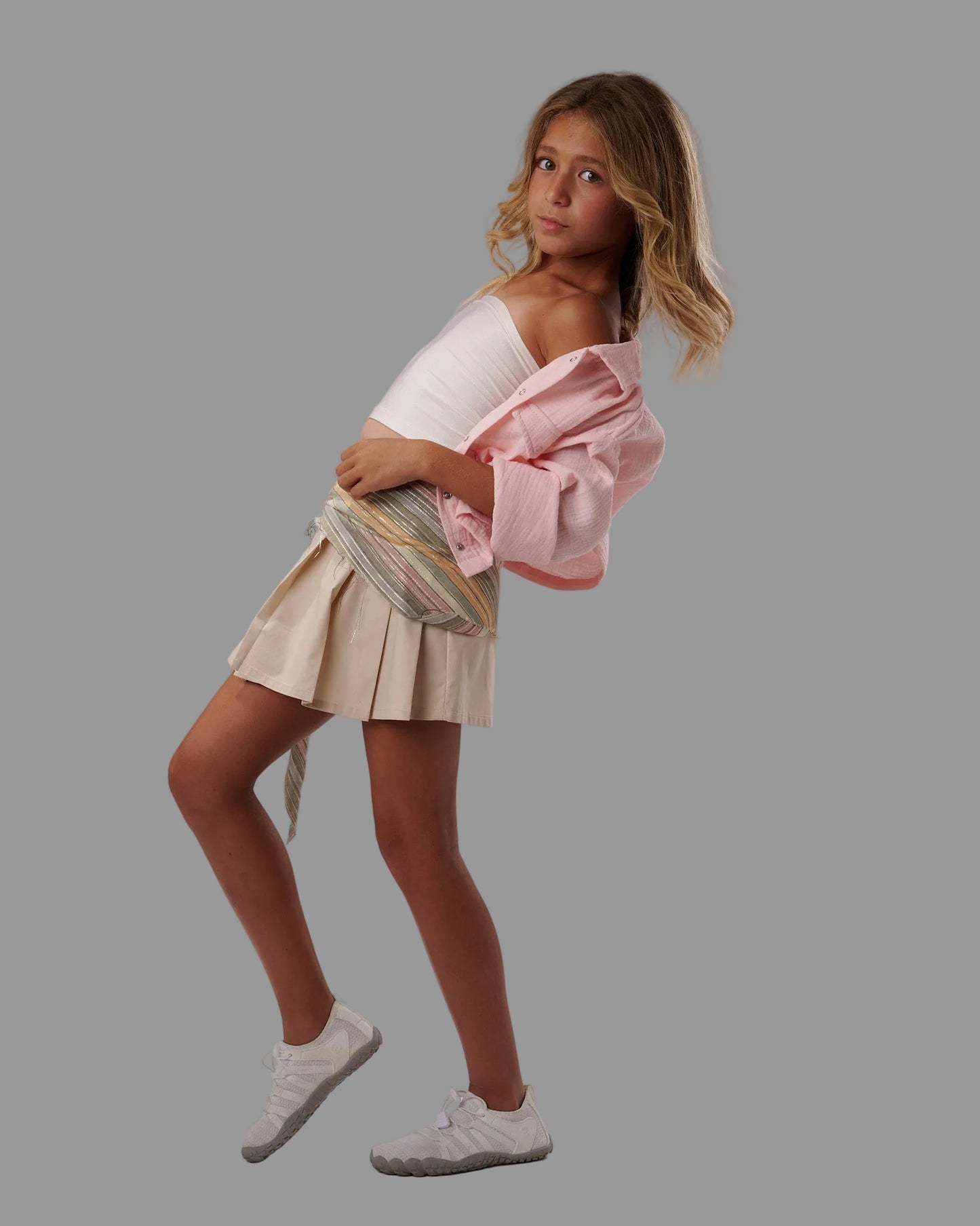 Pleated Mini Skirt