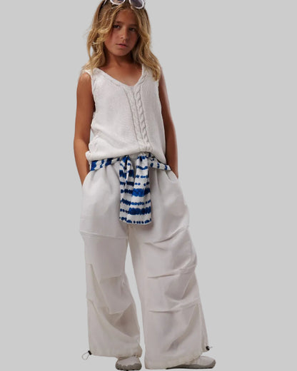 Wide Lege Elastic Waist