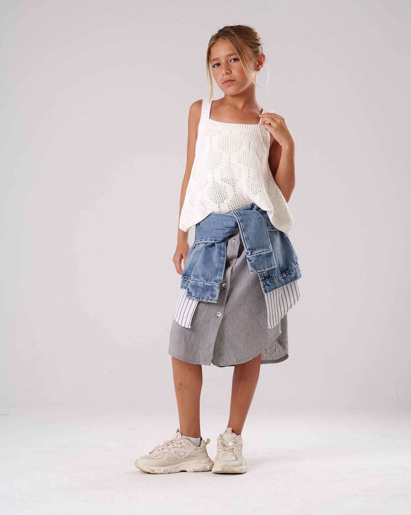 Layered Shirt Skirt