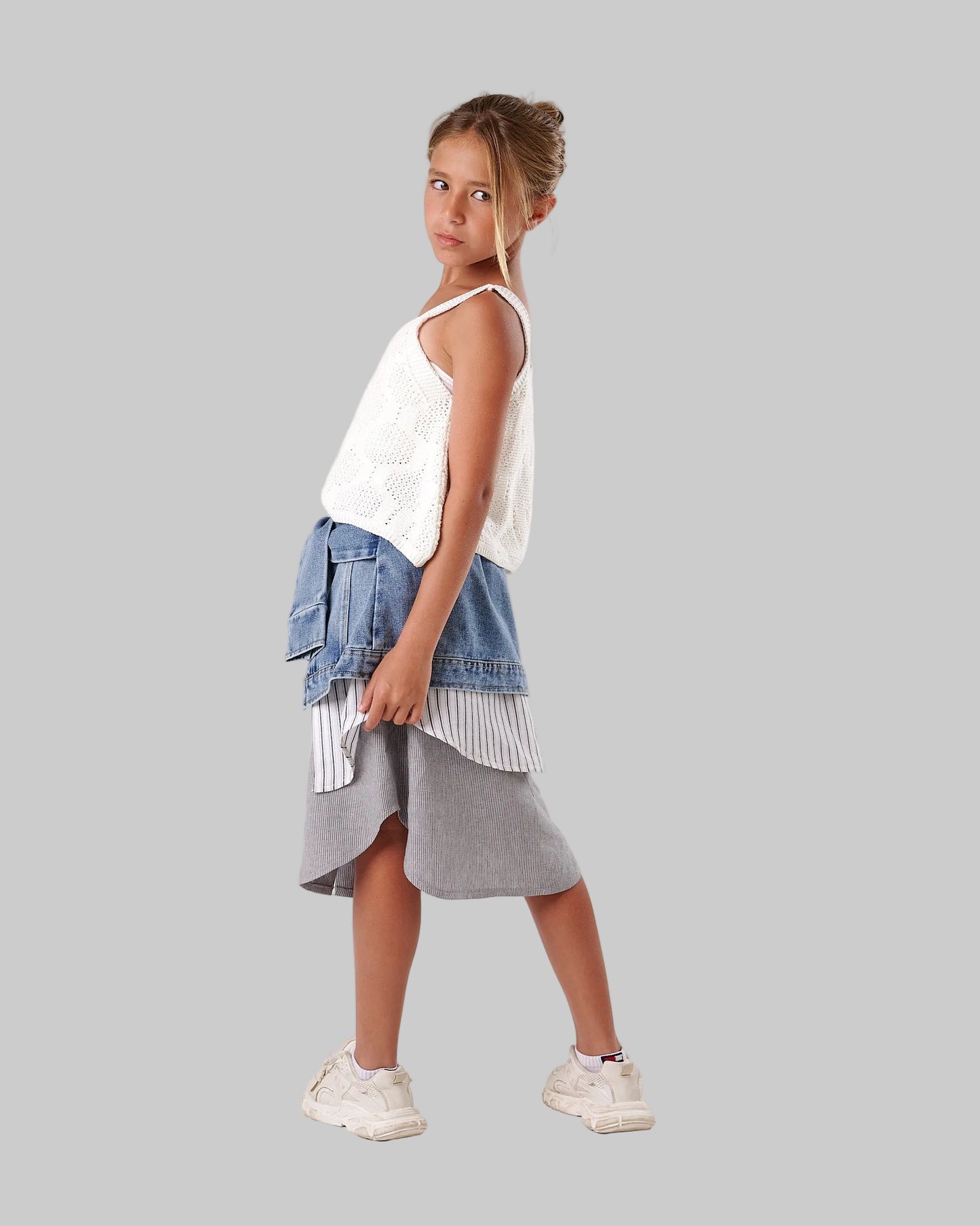 Layered Shirt Skirt