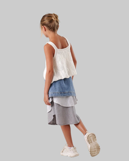 Layered Shirt Skirt