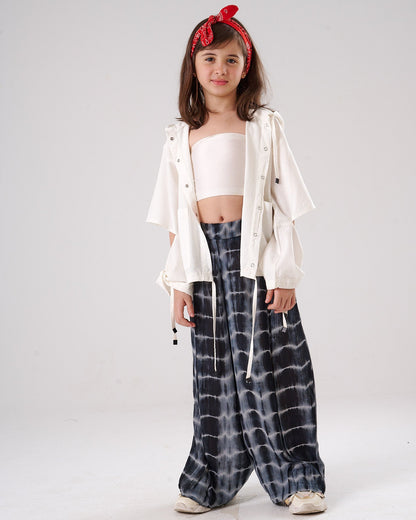 Lightweight wide-leg pants