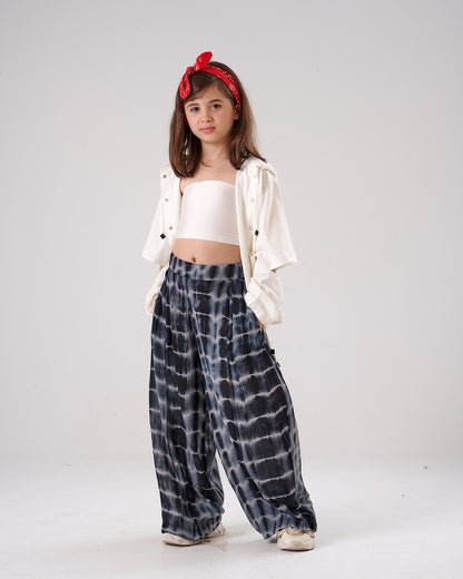 Lightweight wide-leg pants
