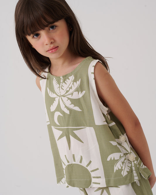 Printed blouse