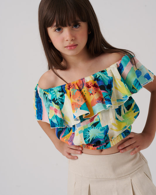 Printed blouse