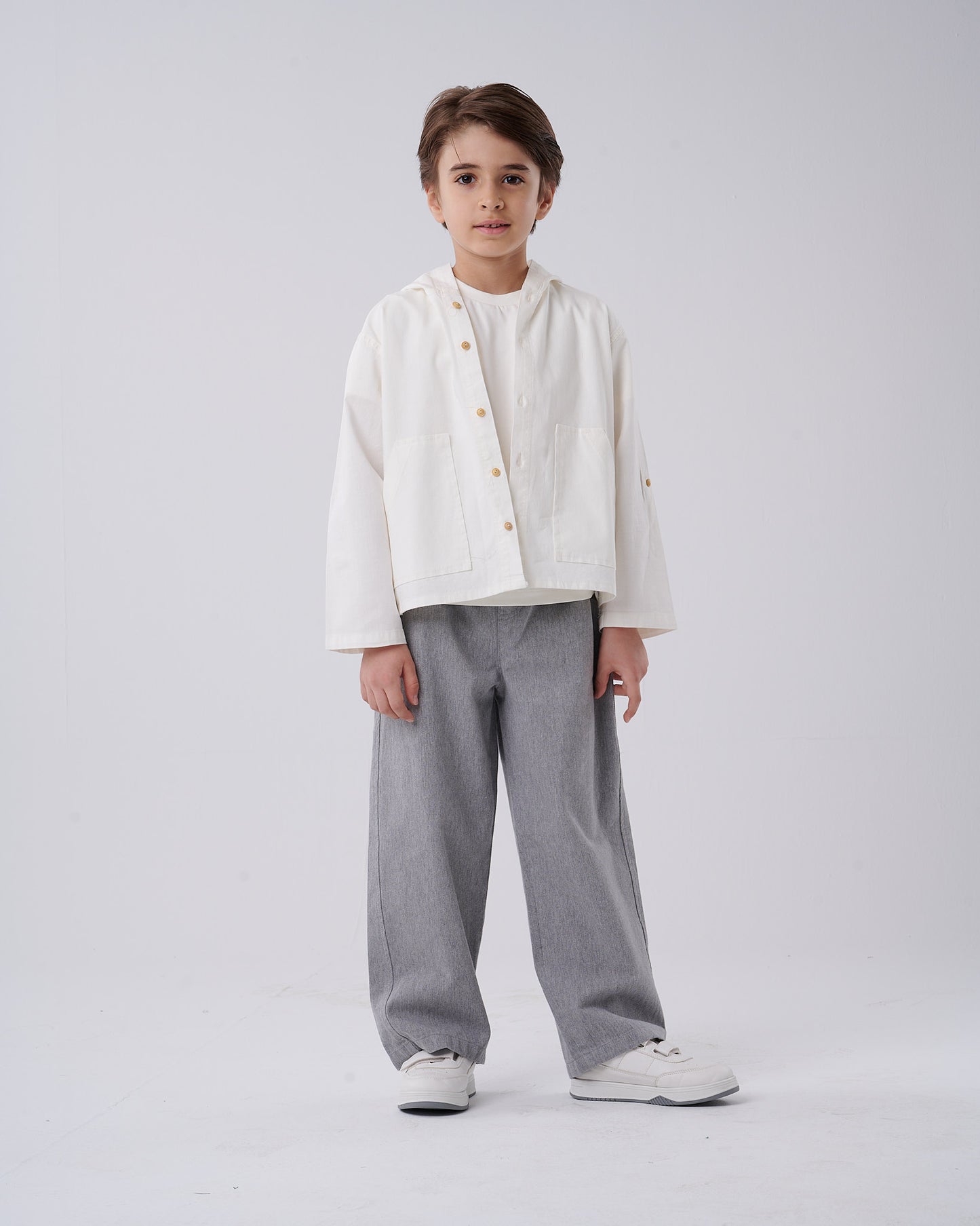 Hooded Linen Shirt