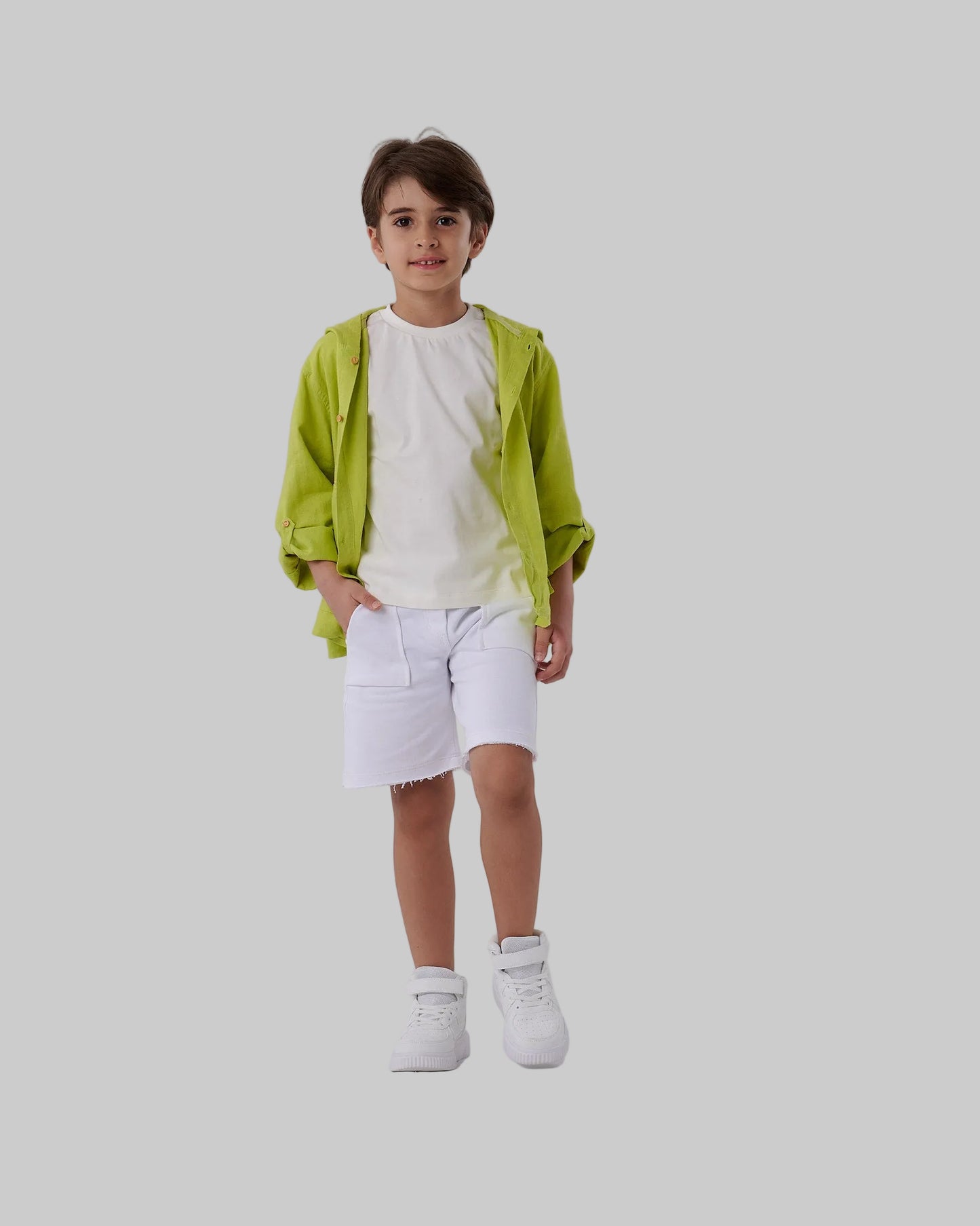 Hooded Linen Shirt