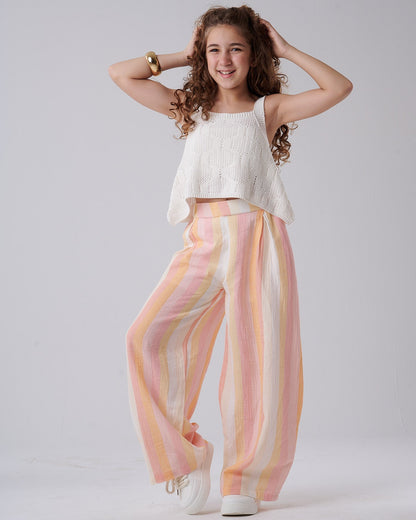 Floral Wide Pants