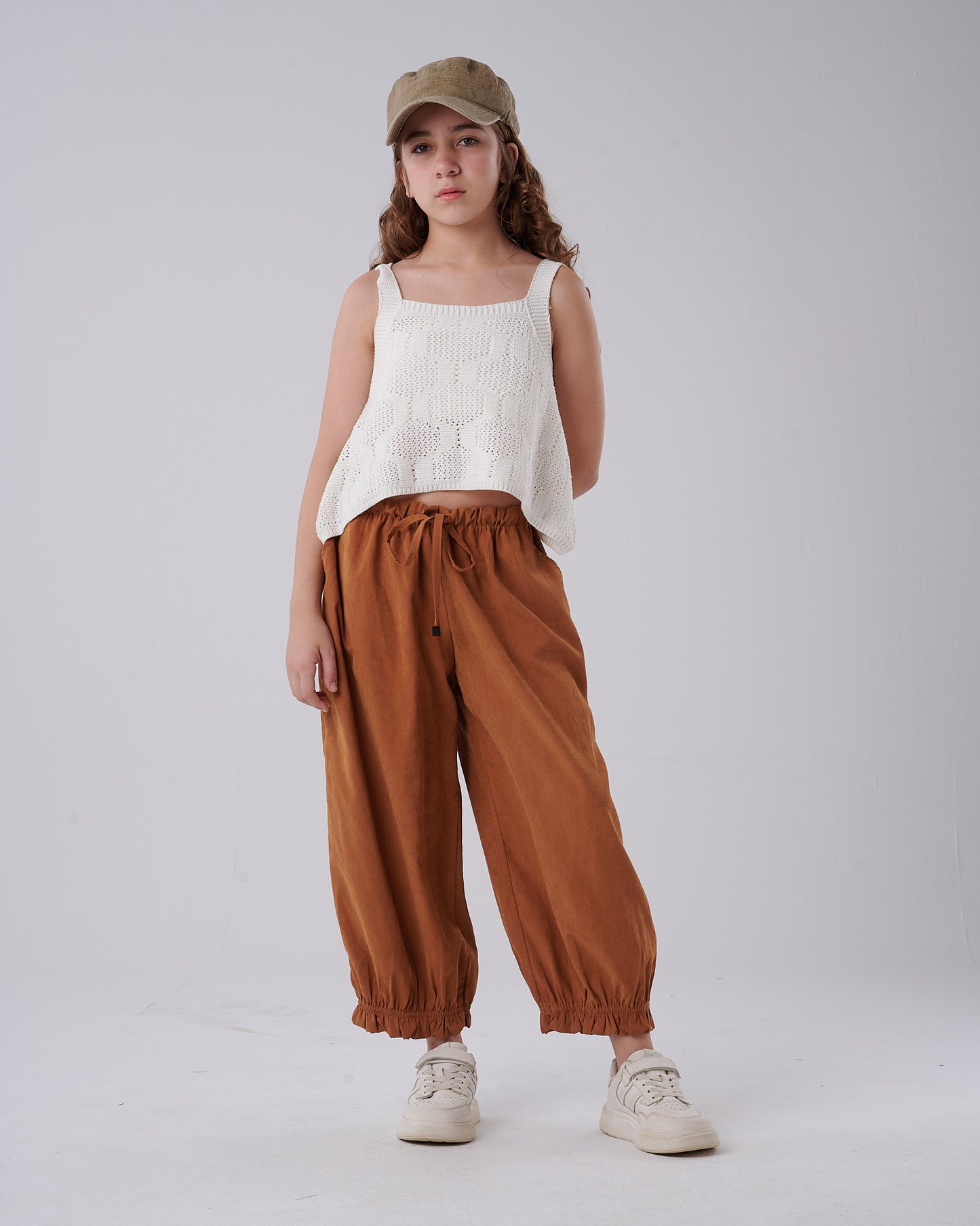 Elastic Wide Pants