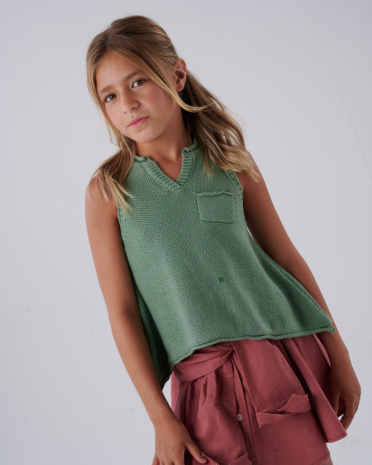 Pocket Knit Top