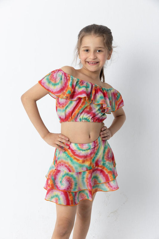 French Terry Tie-Dye Pocketed Set