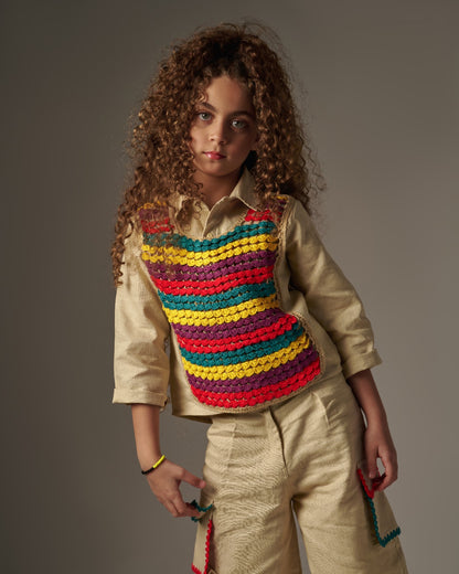 Knit Shorts Set