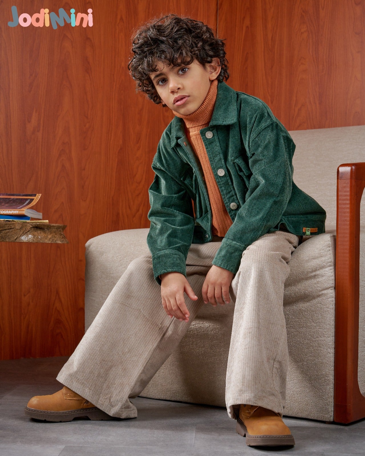 Cropped Corduory Jacket