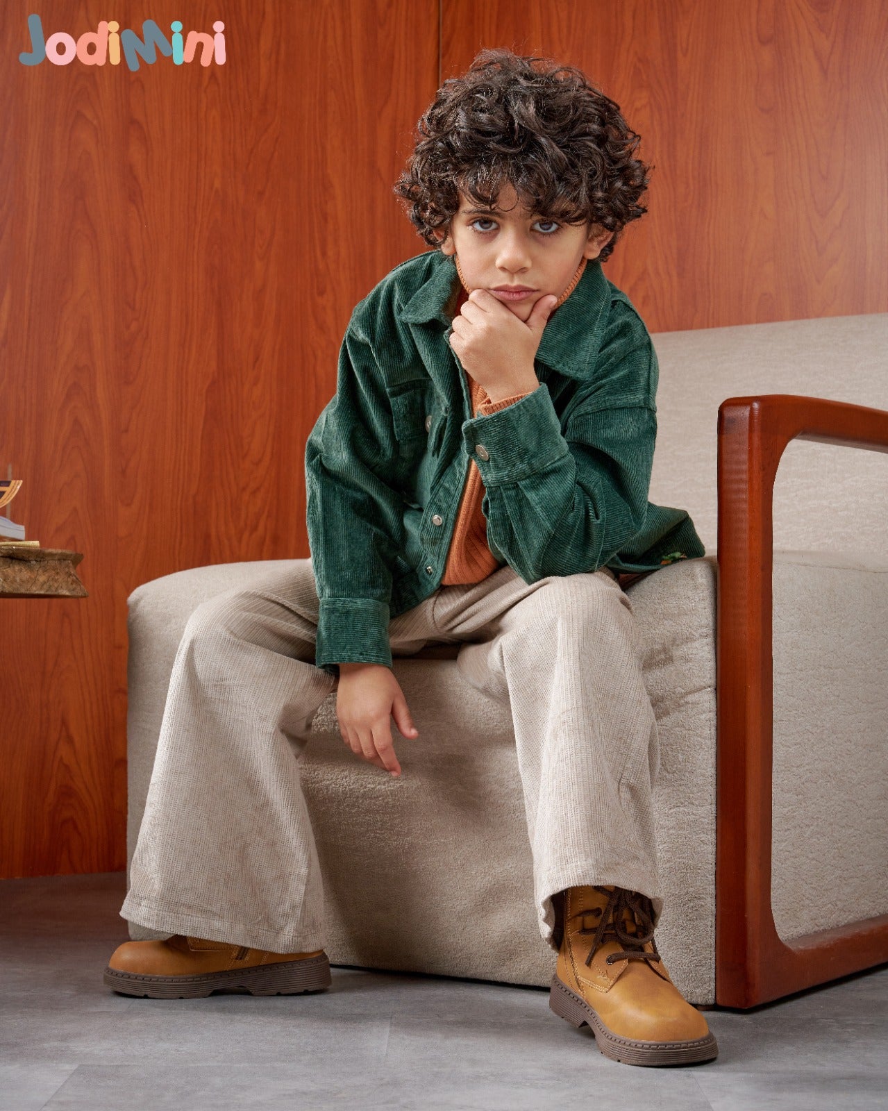 Cropped Corduory Jacket