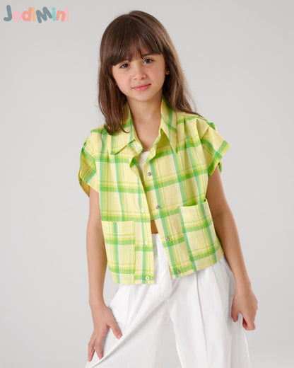 Casual Crop Blouse