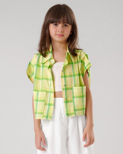 Casual Crop Blouse