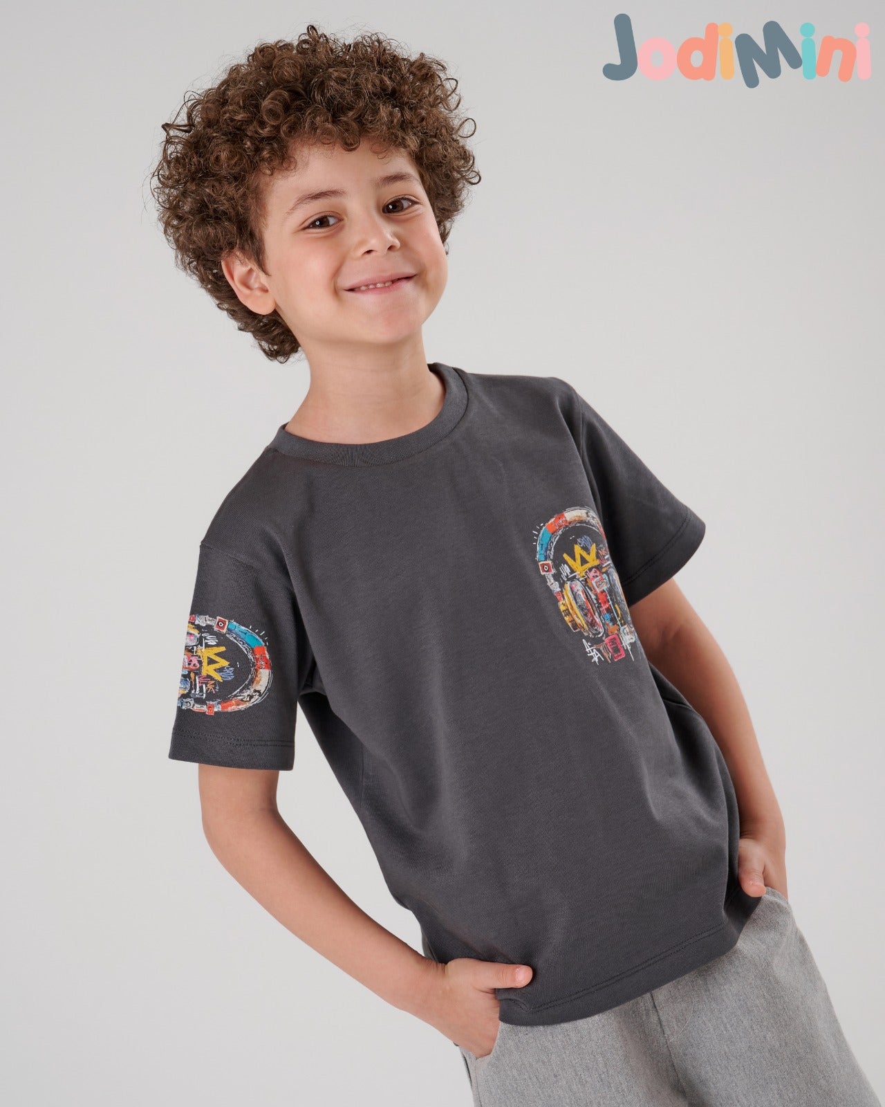 Mini print T shirt