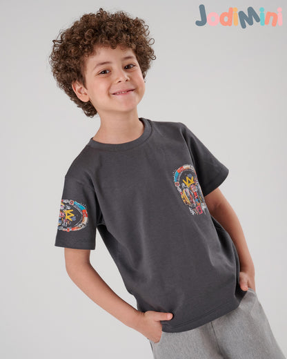 Mini print T shirt