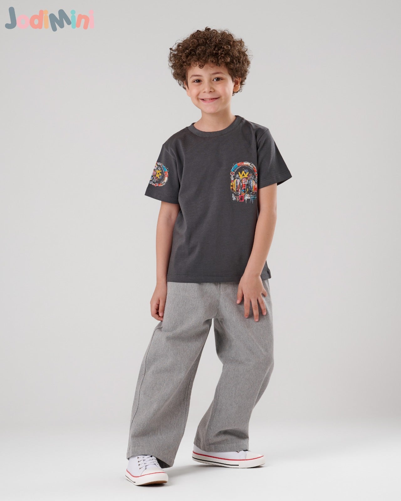 Mini print T shirt