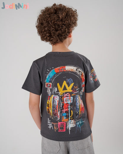 Mini print T shirt