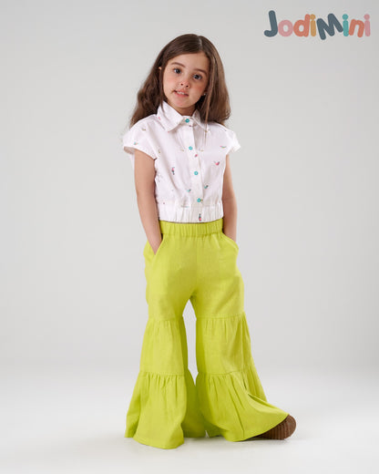 Ruffle pants Set