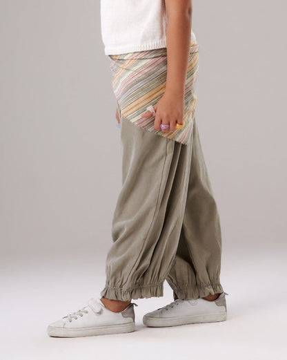 Elastic Wide pants