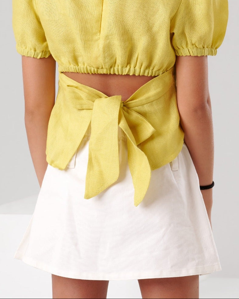 Pleated Mini Skirt