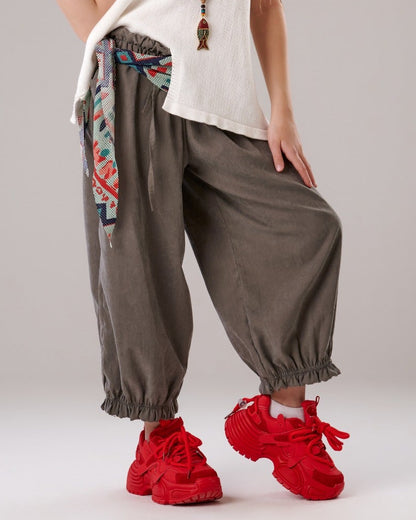 Elastic Wide pants
