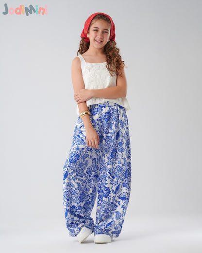 Floral Wide Pants
